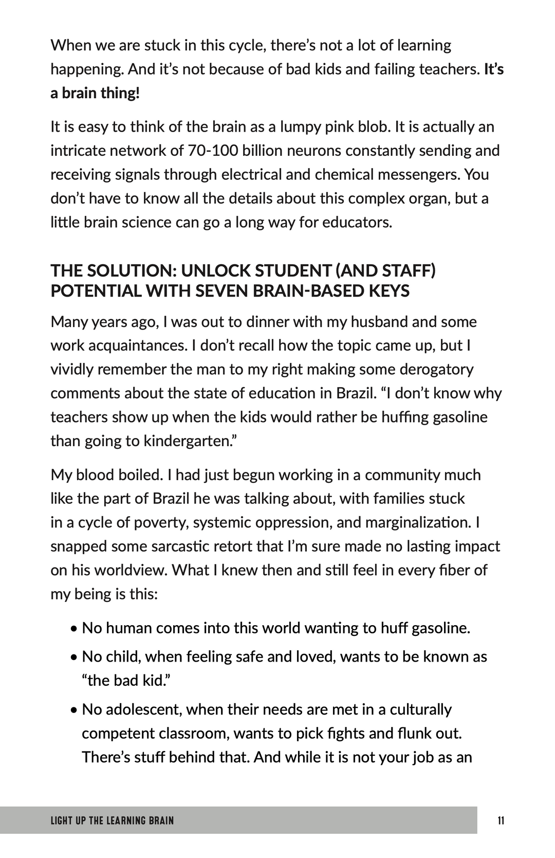 Light Up the Learning Brain