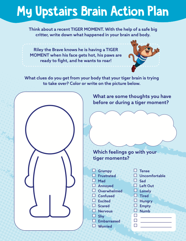 Riley the Brave's Big Feelings Activity Book