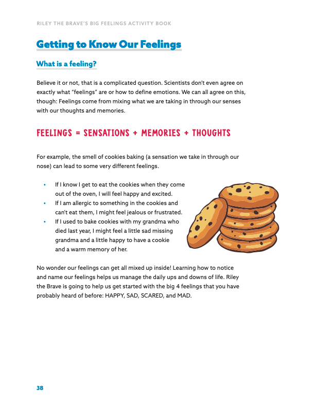 Riley the Brave's Big Feelings Activity Book
