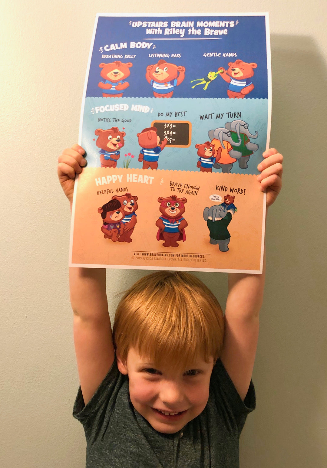 Upstairs Brain Moments Poster